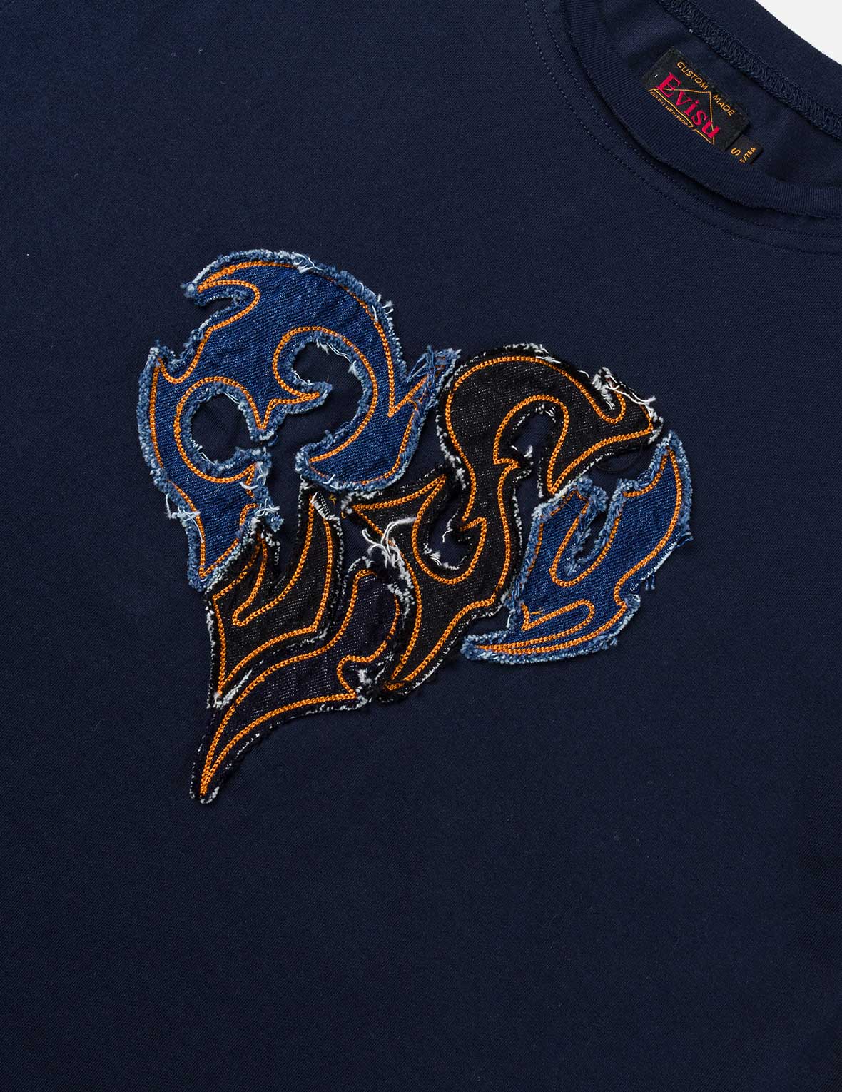 Evisu Denim Appliqué T-Shirt