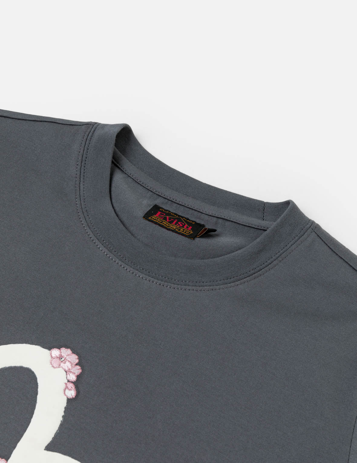 桜刺繍カモメプリント Tシャツ