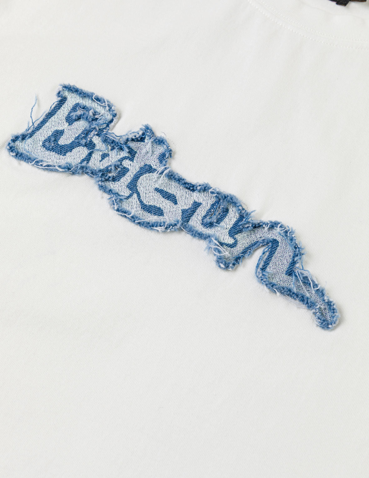 デニムパッチドカモメロゴTシャツ
