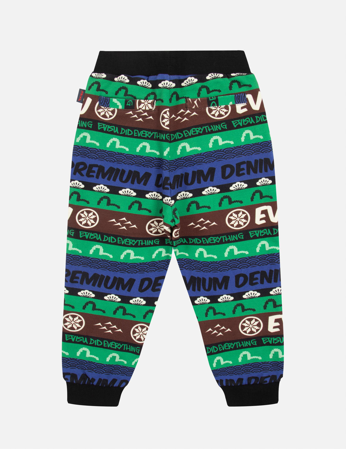 Allover Fair Isle-pattern Logo Print Regular Fit Sweatpants