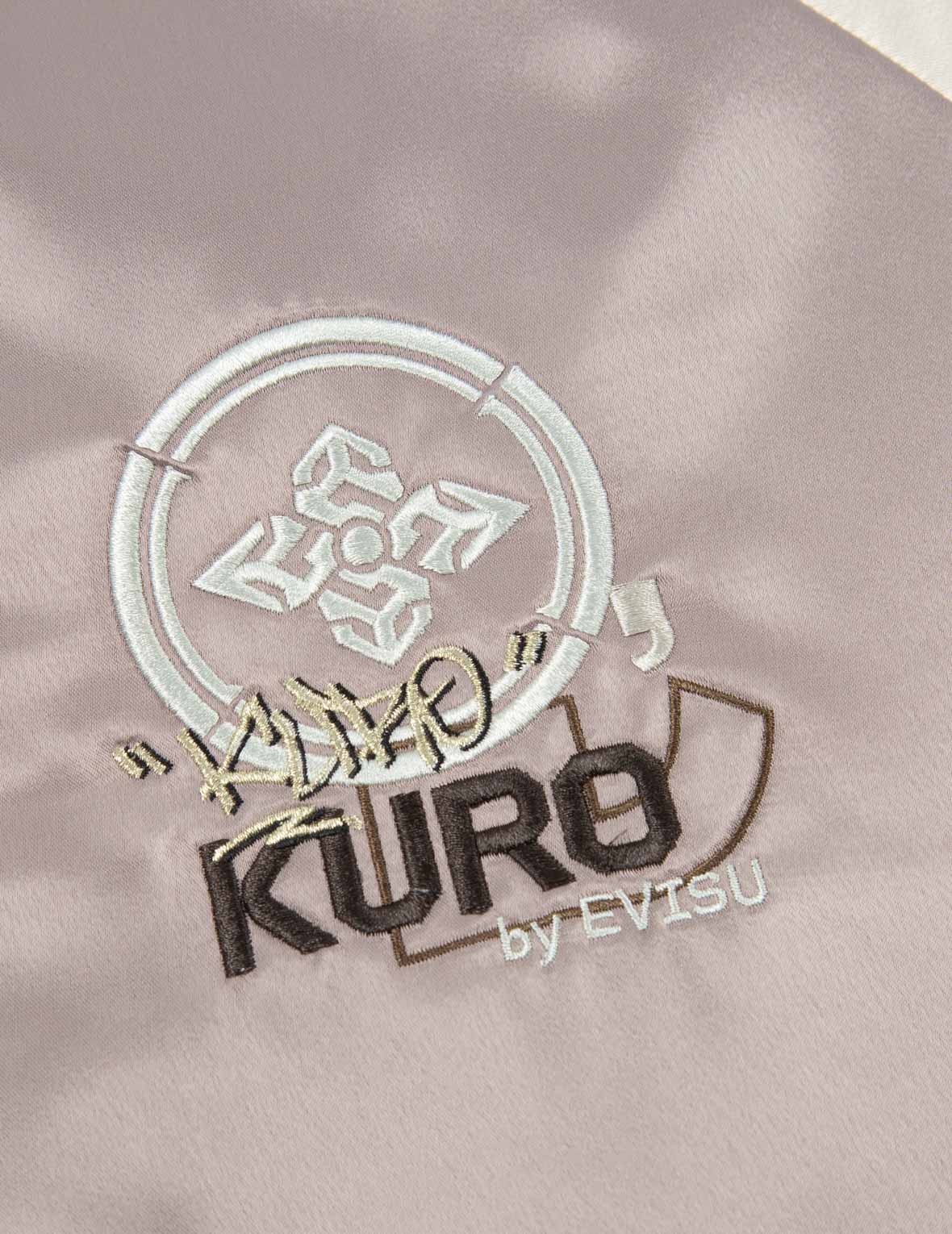 般若刺繍パネル中綿スーベニアジャケット