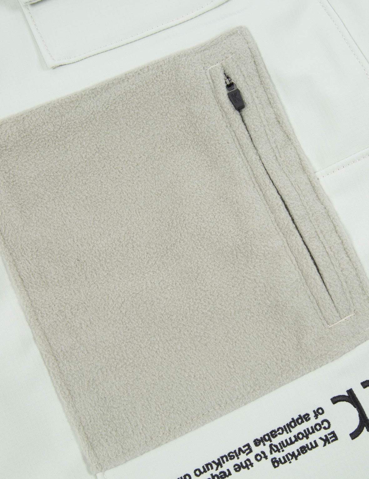 ポケットパッチカモメ刺繍パンツ