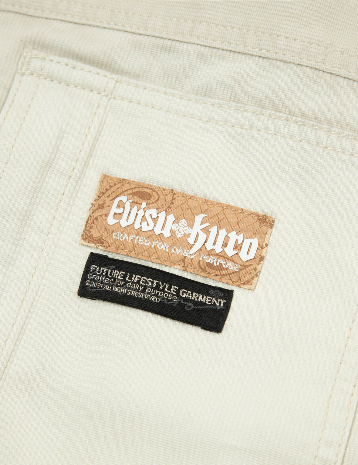 EVISUKURO Garment Dyed Oversized Jacket