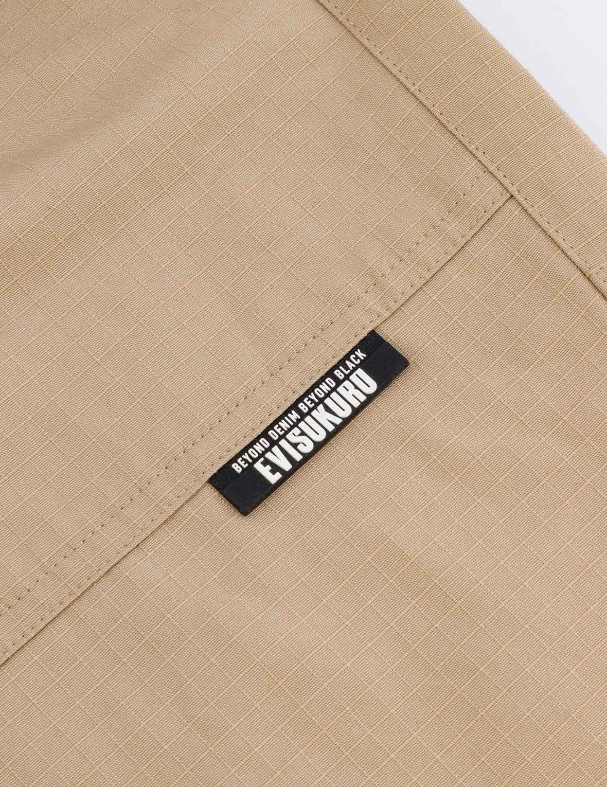 カモメ刺繍とロゴプリントルーズフィットジョガーズ