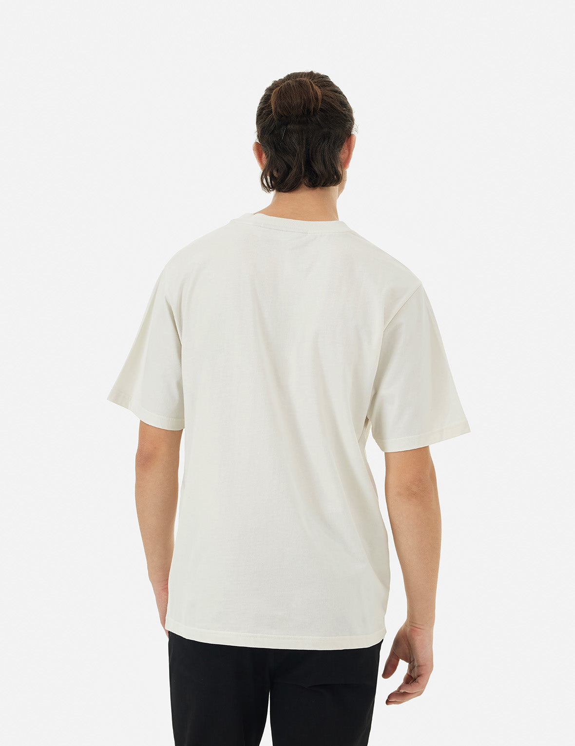 ロゴとテーププリントレギュラーフィットTシャツ