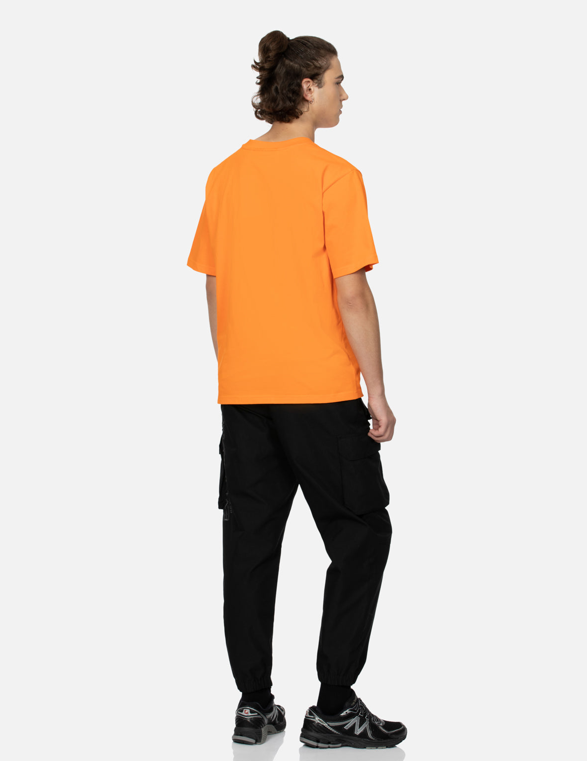 ロゴとテーププリントレギュラーフィットTシャツ