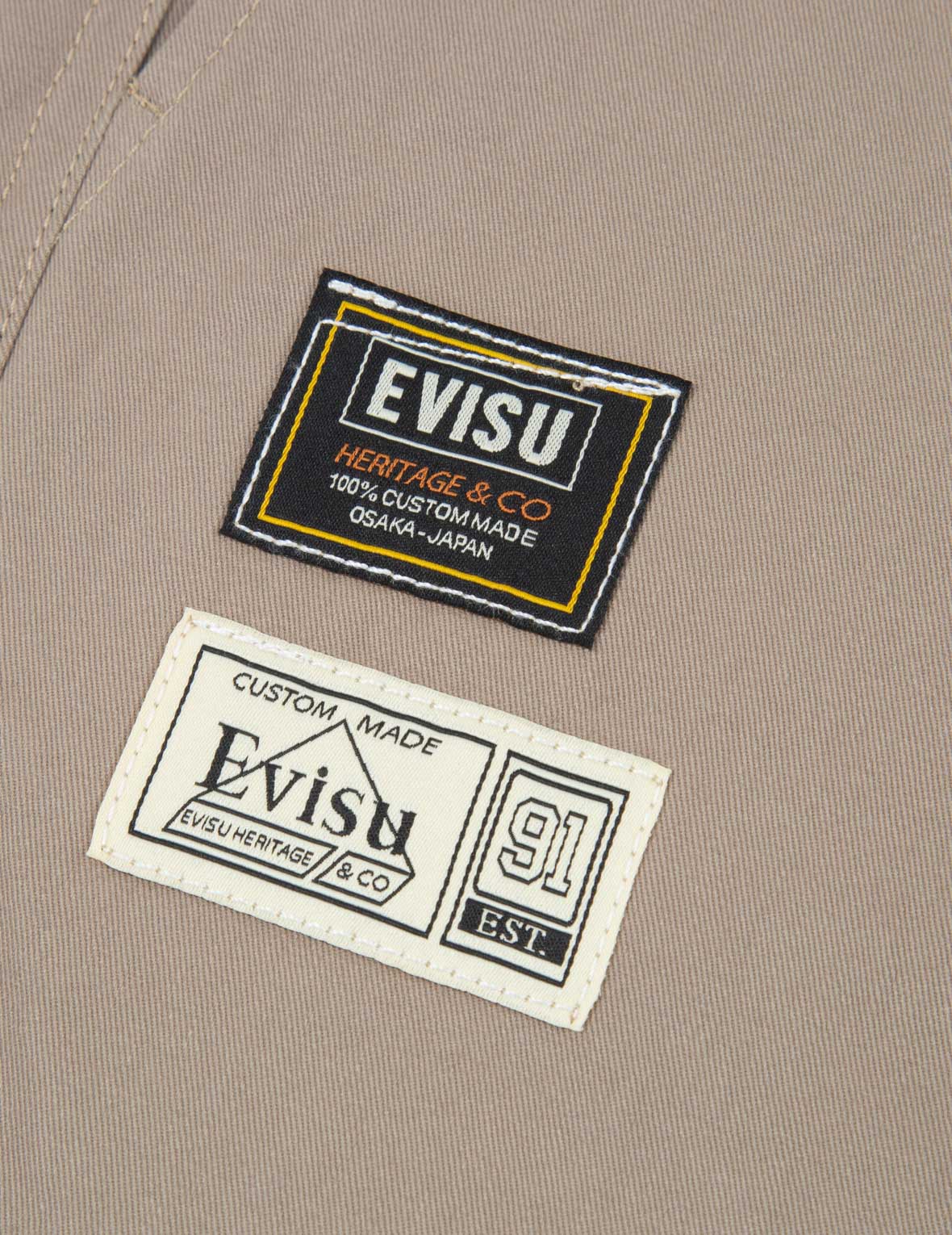 家紋刺繍ワイドジョガーパンツ