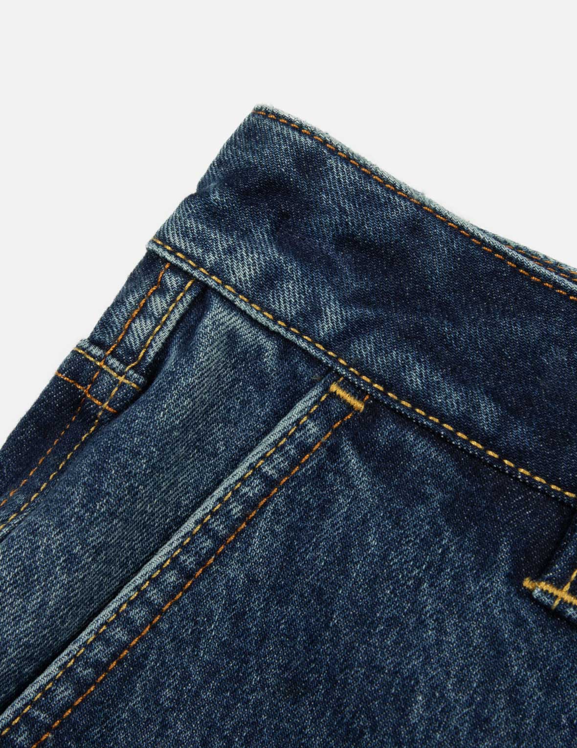 知恵の輪プリントワイドレッグデニムジョガー