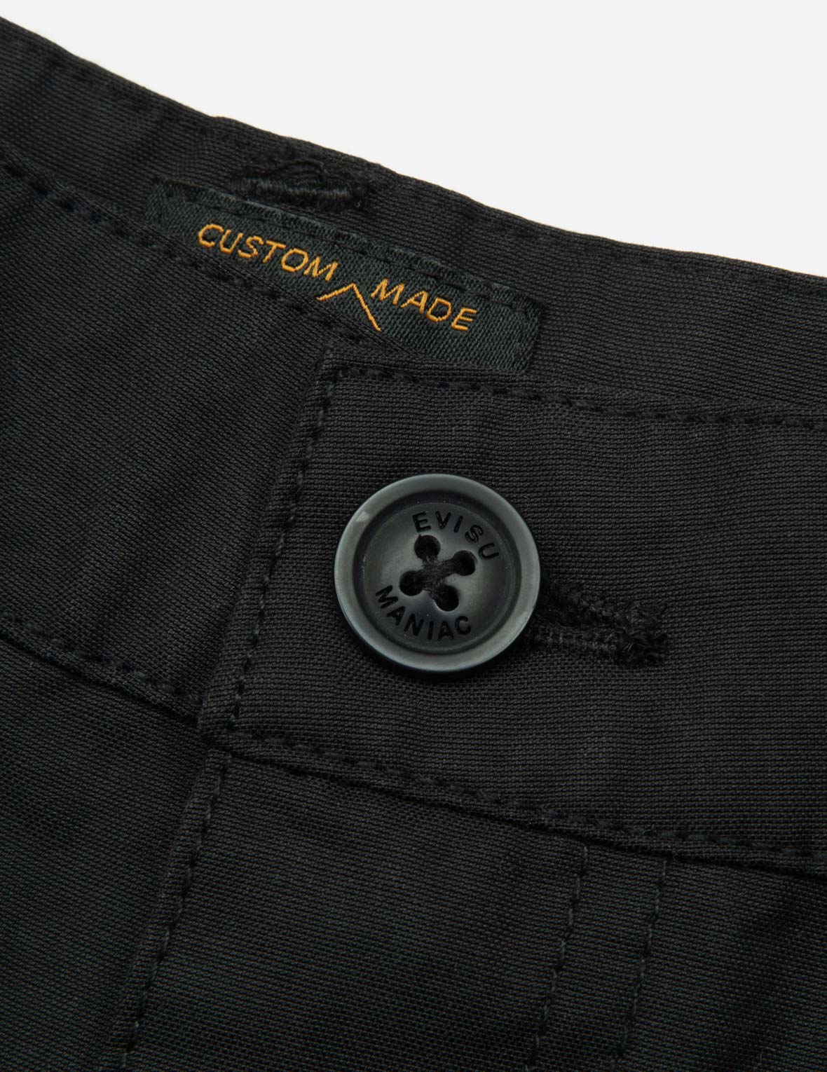 家紋と知恵の輪刺繍ファッションフィットウーブンジョガー
