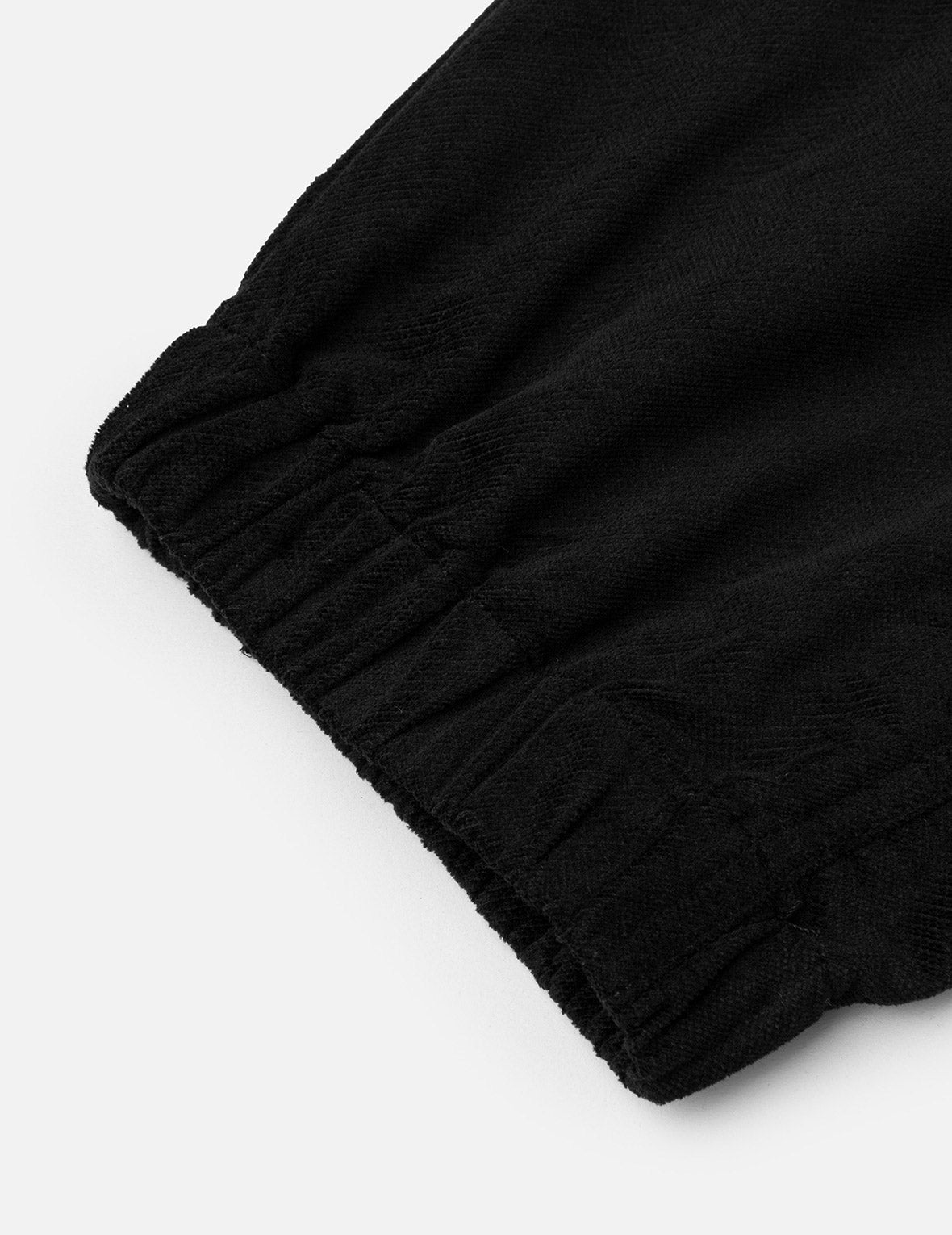 仏頭とカモメブロケードアプリケストレートフィットジョガーズ