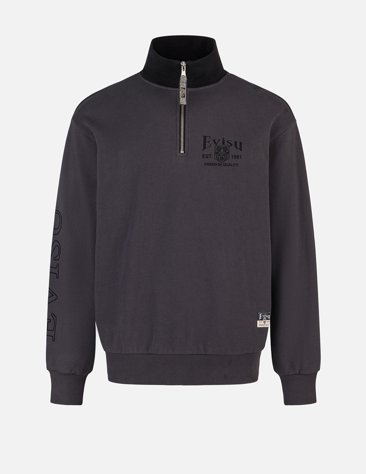 Half Zip Oscar Jacobson Orson Lined Sweater Oscar Jacobson Anders