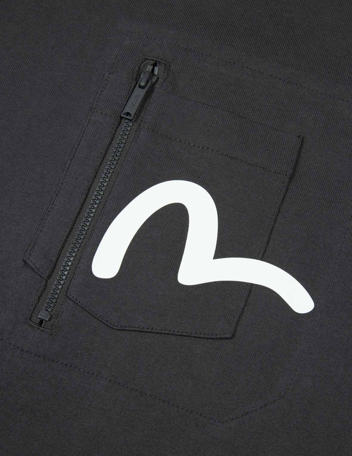 仏頭スロットマシンプリント ルーズフィット長袖Tシャツ