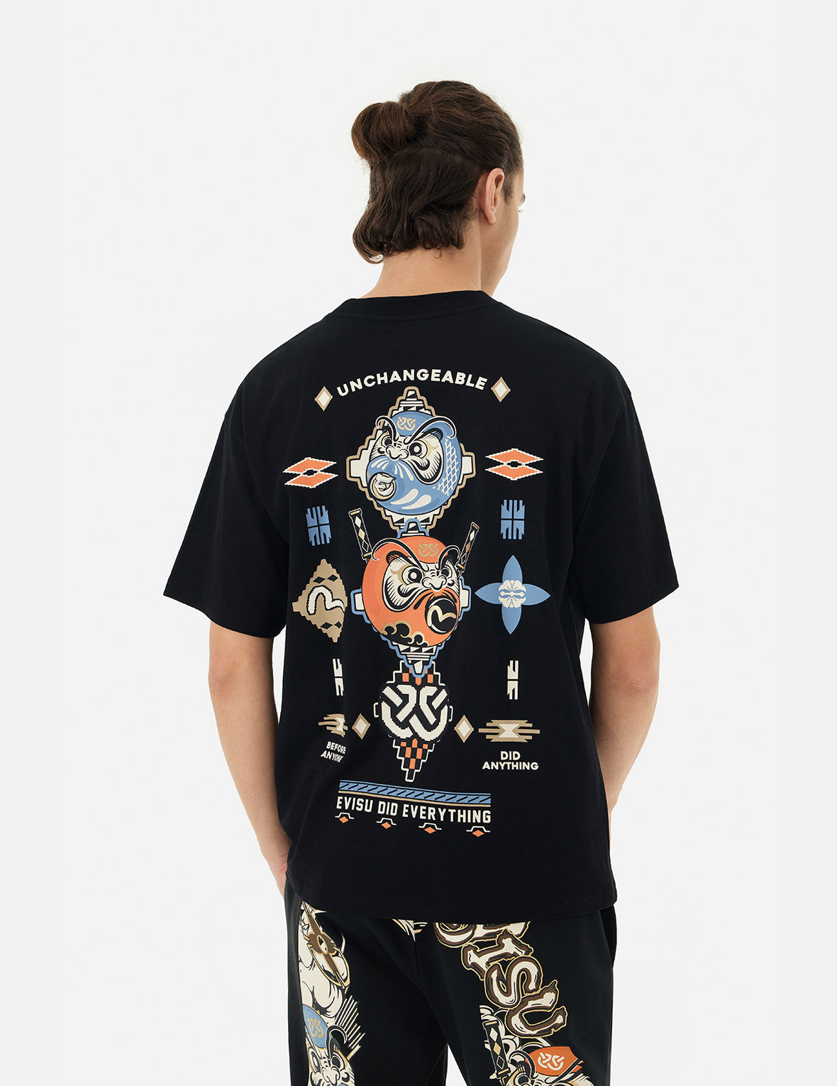 チマヨタペストリープリントリラックスフィットTシャツ