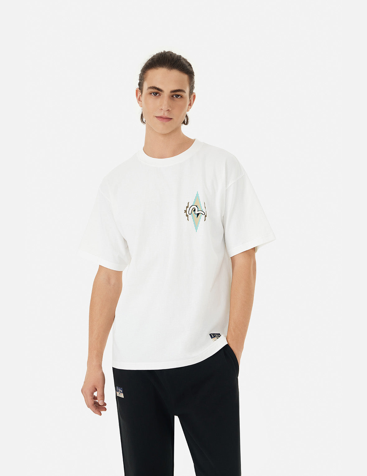 チマヨタペストリープリントリラックスフィットTシャツ