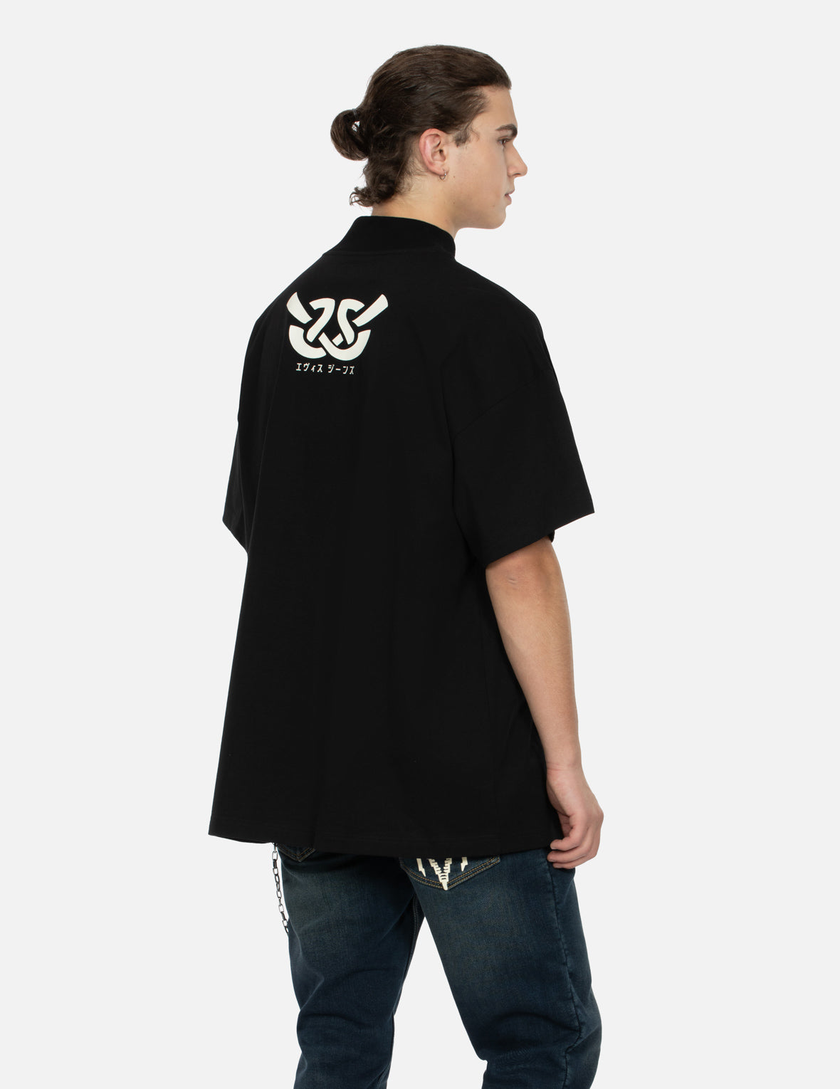 知恵の輪プリントリラックスフィットTシャツ