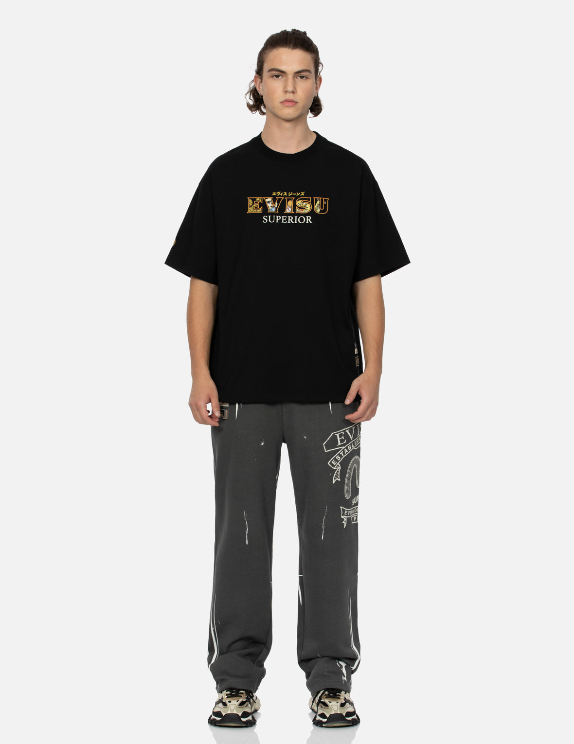 Tanuki Daicock Print Loose Fit T-Shirt