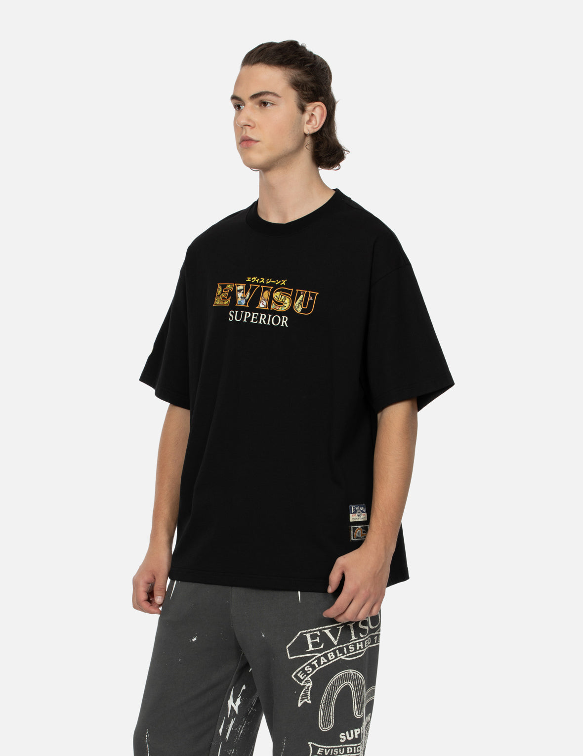 Tanuki Daicock Print Loose Fit T-Shirt