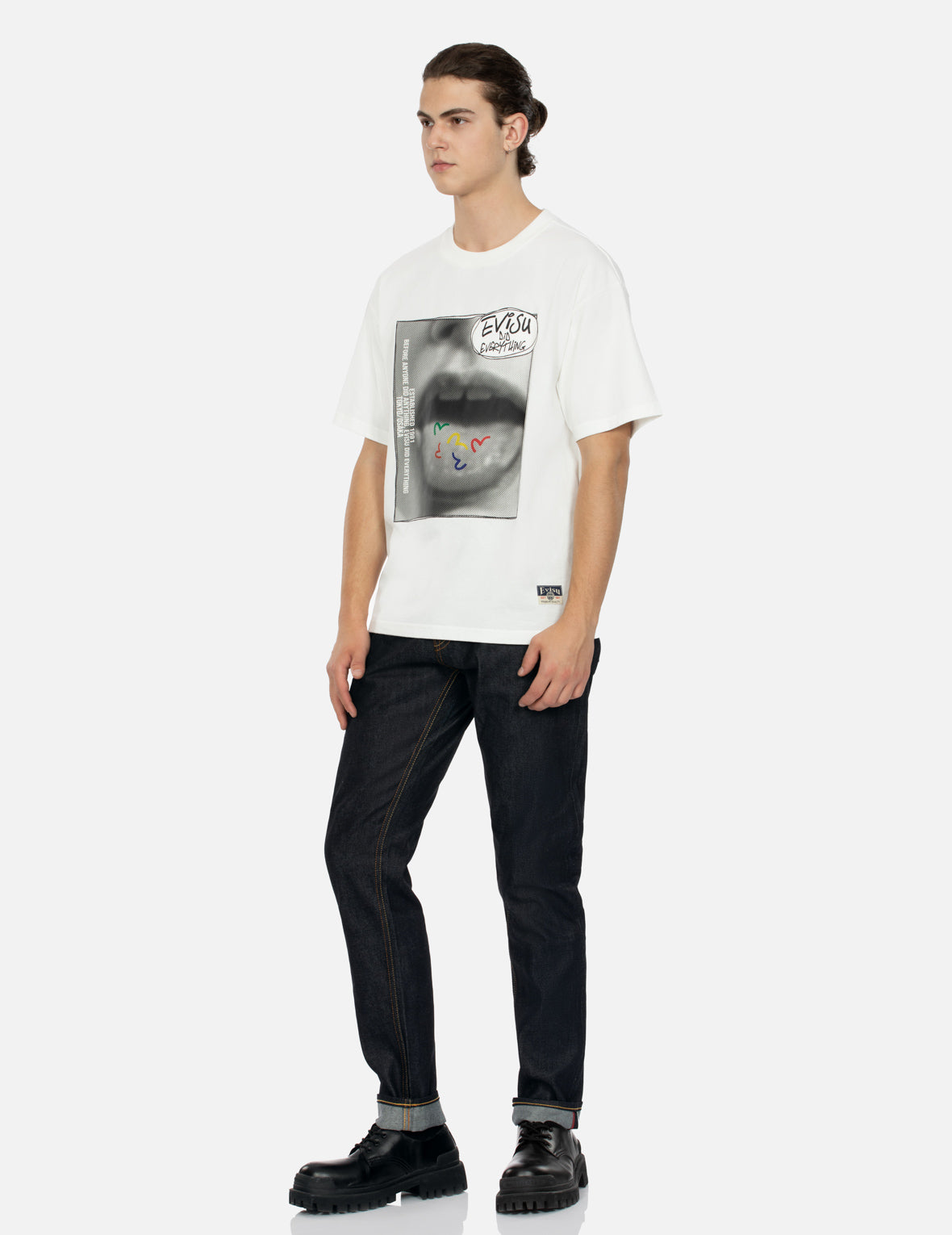ヴィンテージイメージプリントリラックスフィットTシャツ