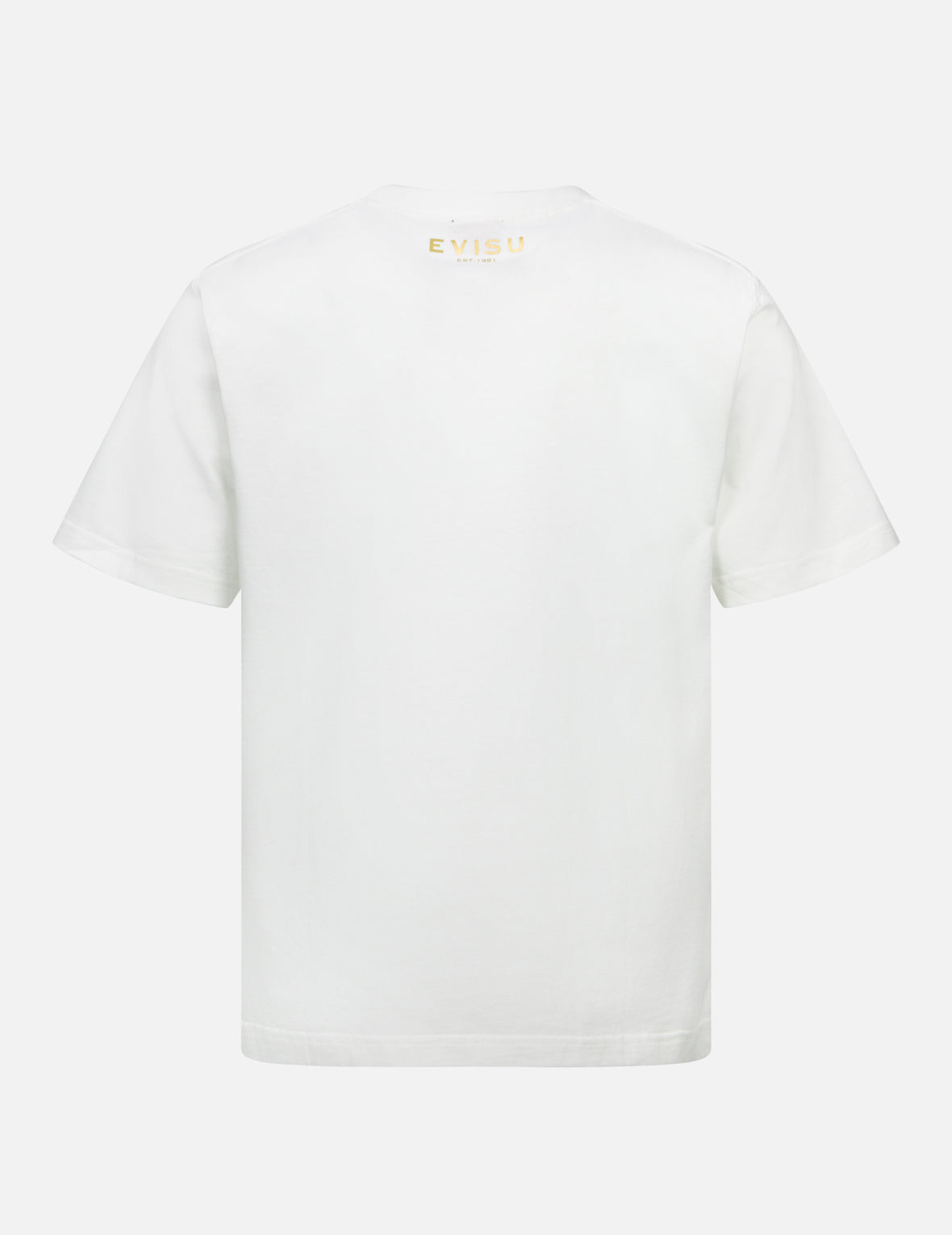 家紋とロゴホイルプリントレギュラーフィットTシャツ