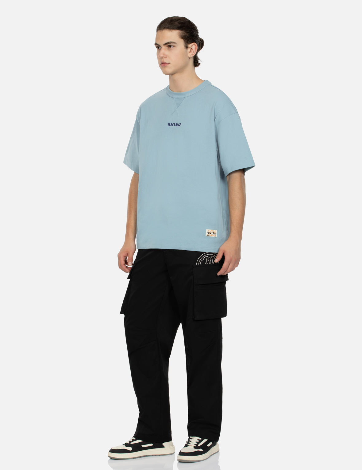 ラッキースロットマシンプリントルーズフィットTシャツ