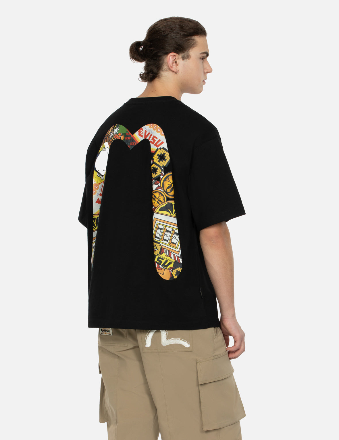 Lucky Slot Machine Daicock Print Relax Fit T-shirt