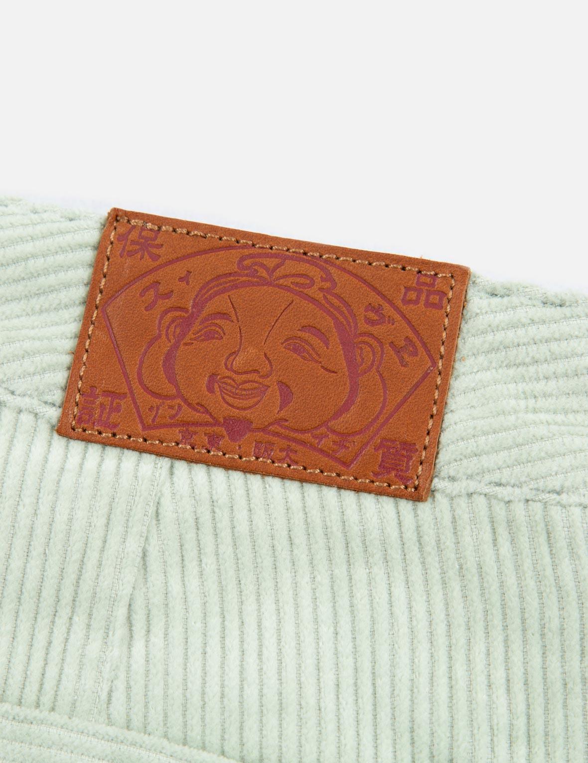 カモメ刺繍コーデュロイショーツ