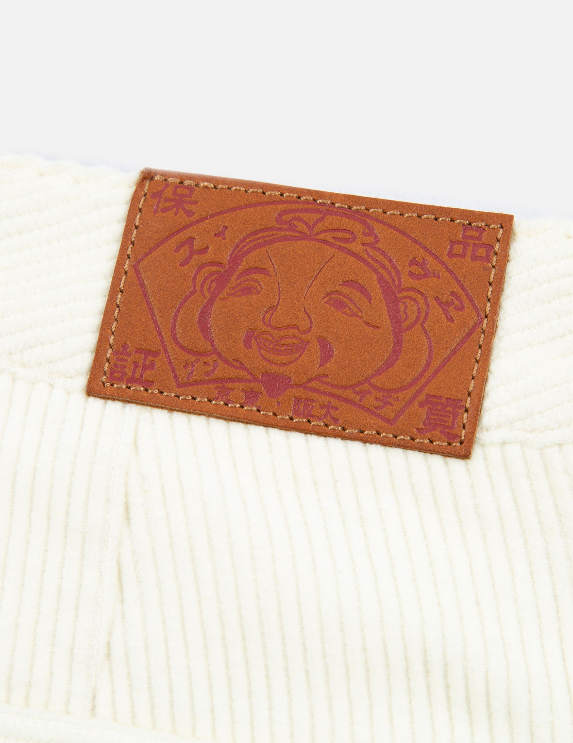 カモメ刺繍コーデュロイショーツ