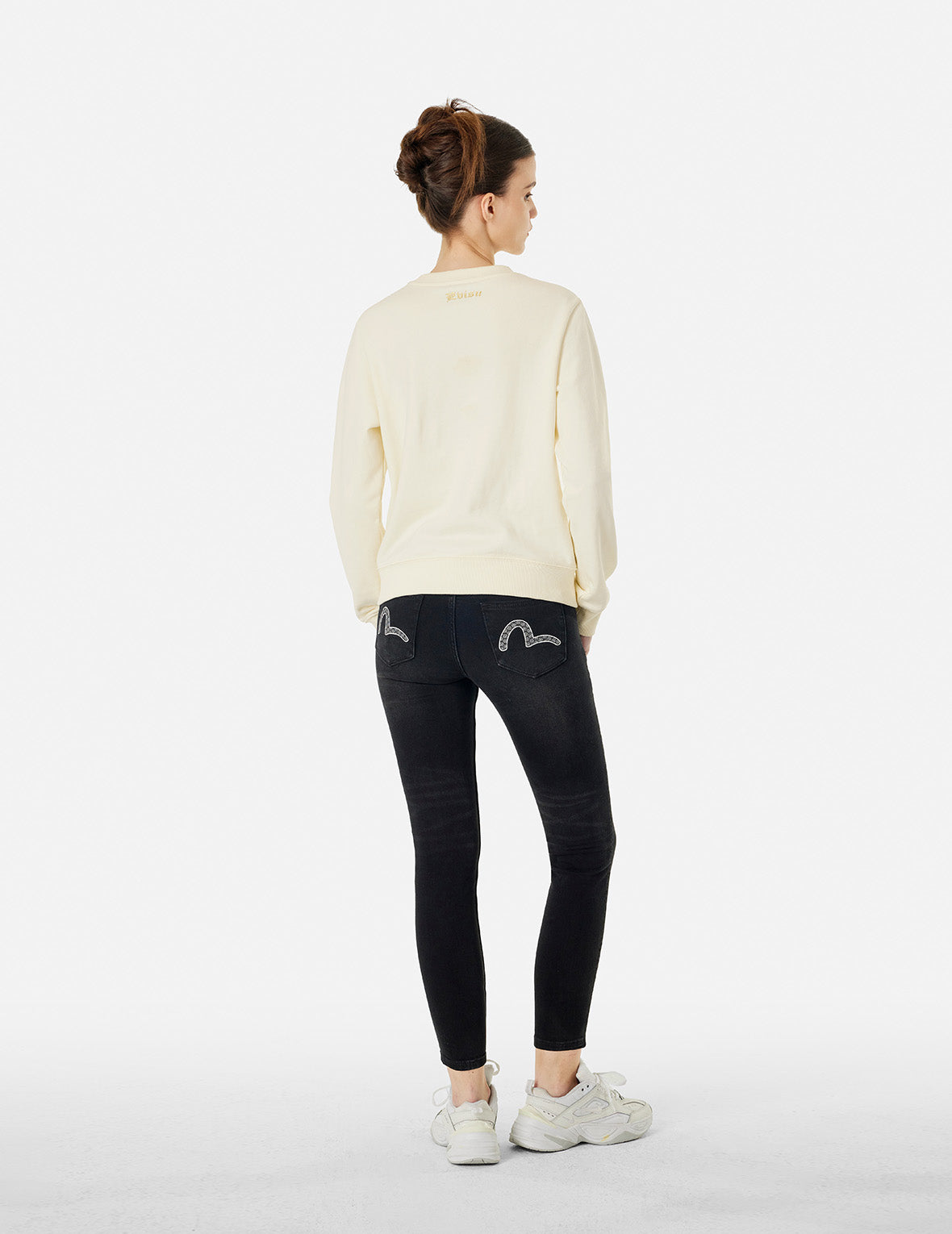 Seagull Brocade Appliqué and Logo Embroidery Regular Fit Sweatshirt