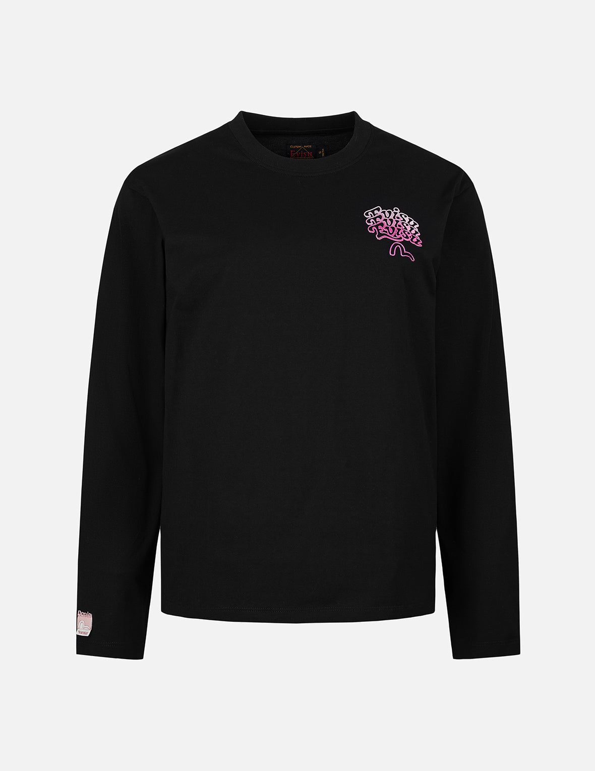 だるまと招き猫ピクセル大黒プリントレギュラーフィットTシャツ