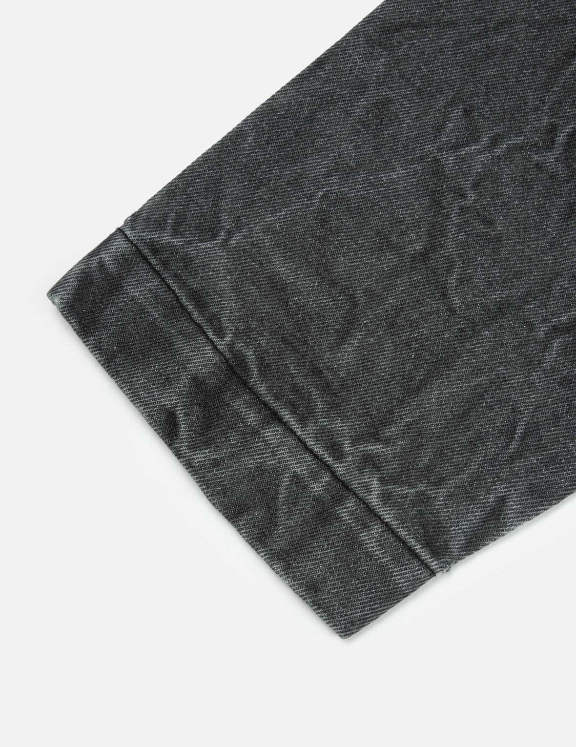 Seagull and Slogan Embroidery Oversized Denim Coach Jacket