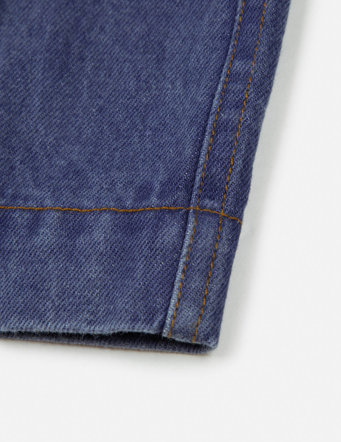 Seagull and Slogan Embroidery Oversized Denim Coach Jacket