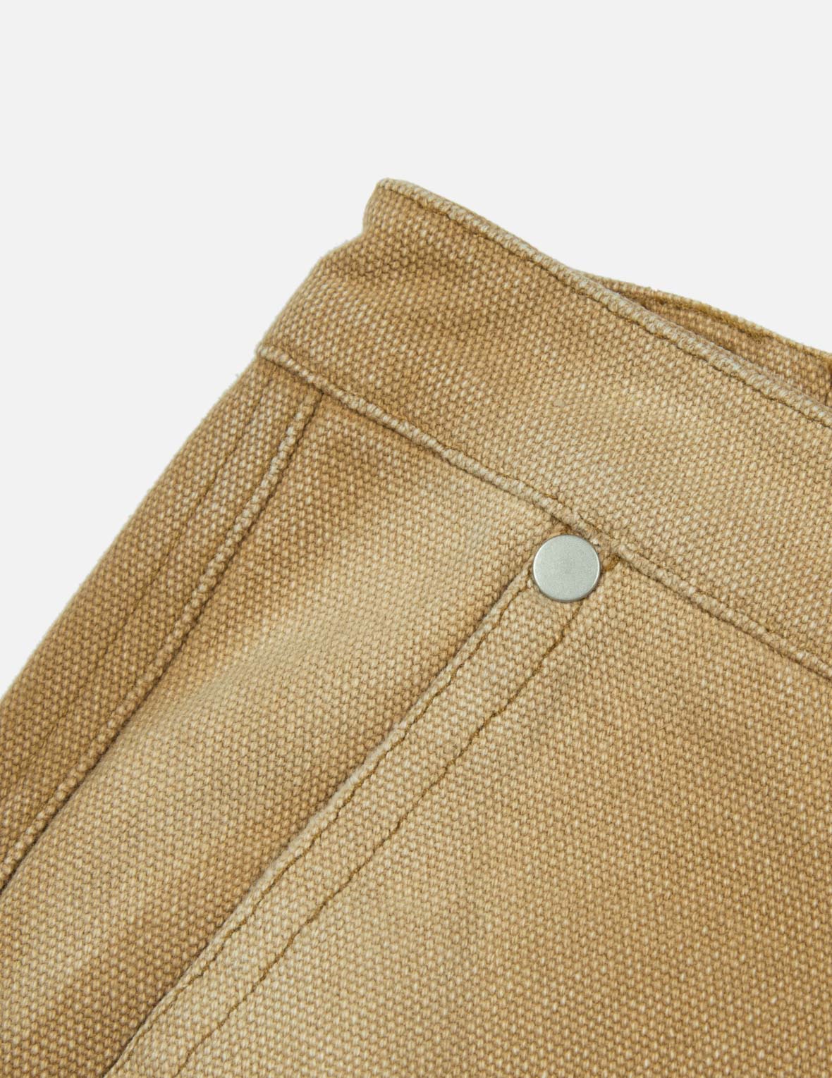 カモメアプリケ刺繍バギーフィット大工パンツ