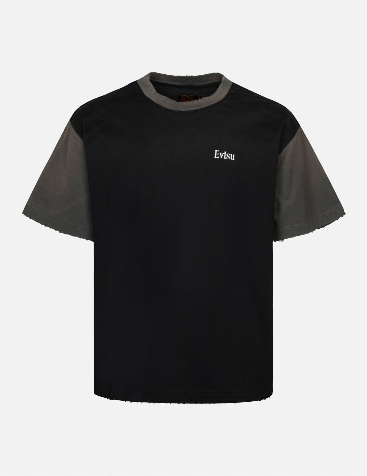 カモメとロゴプリントのボクシーTシャツ