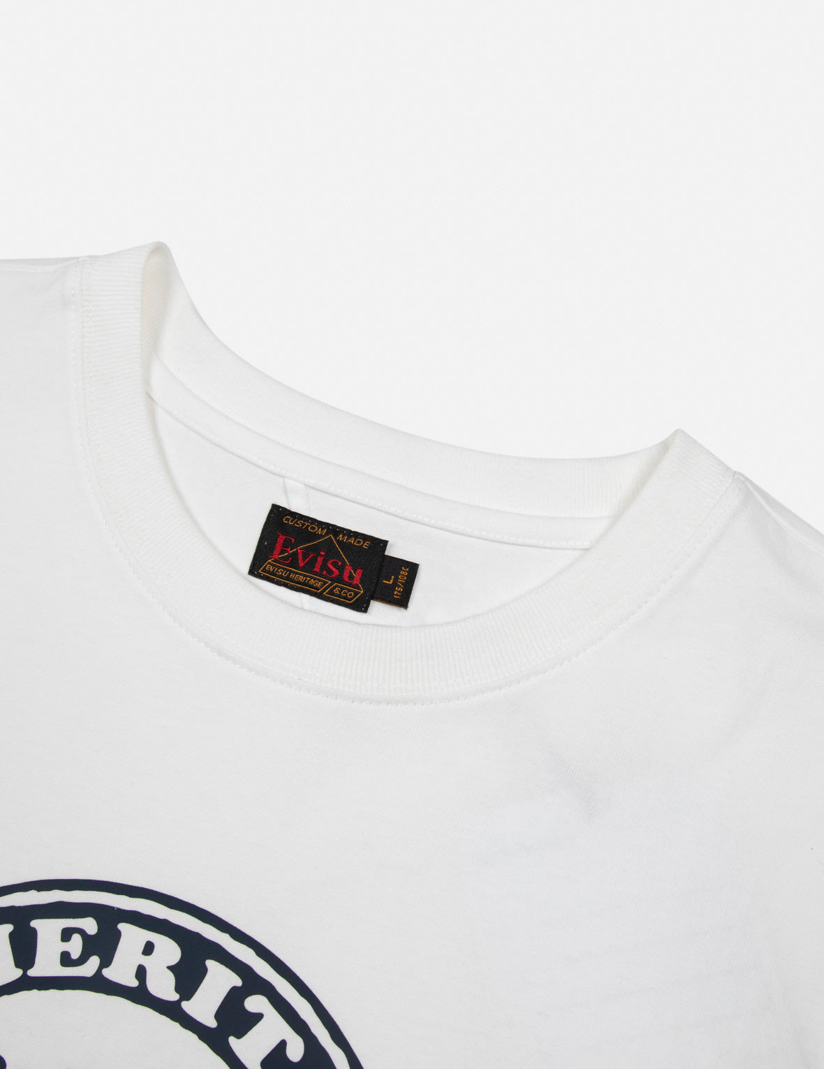 花札だるまプリントのレギュラーフィットTシャツ