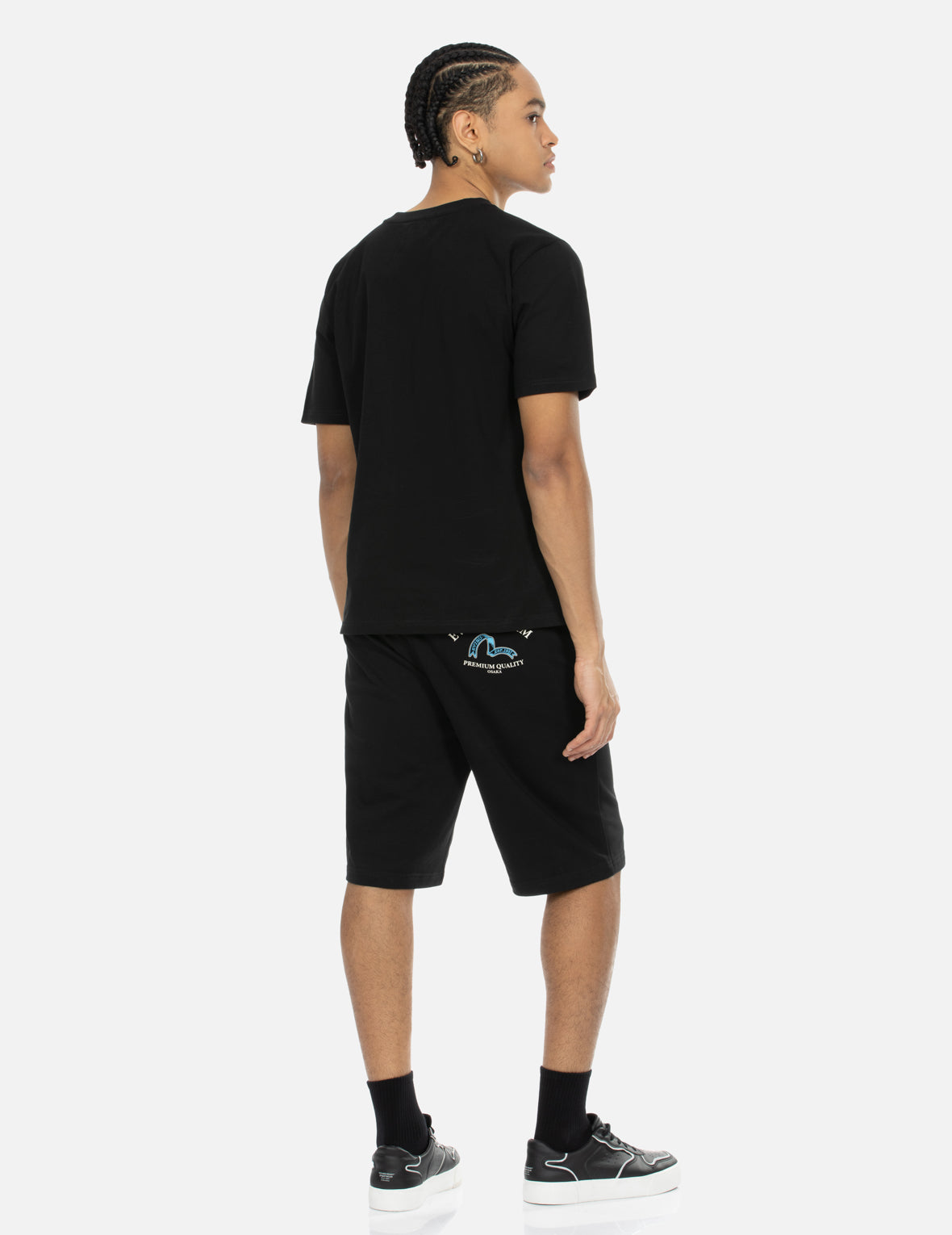 リボンカモメとロゴプリントのレギュラーフィットTシャツ