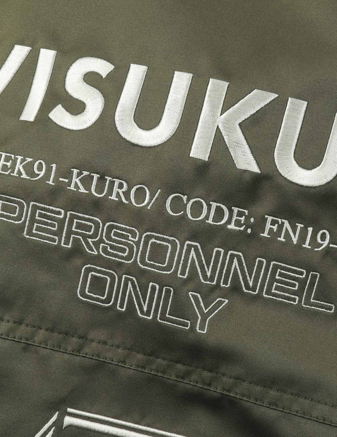 総柄ロゴプリント ボンバージャケット