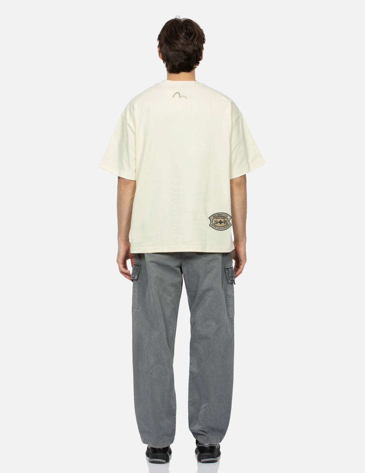 モノグラムポケットルーズフィットカーゴパンツ