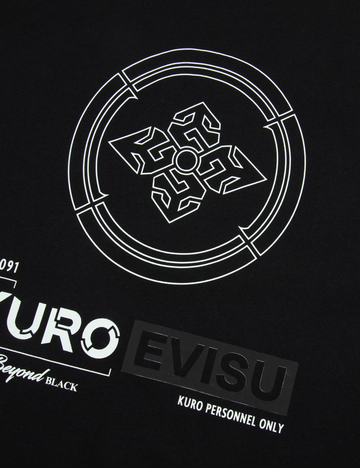 家紋と虹色のカモメプリント レギュラーフィット Tシャツ