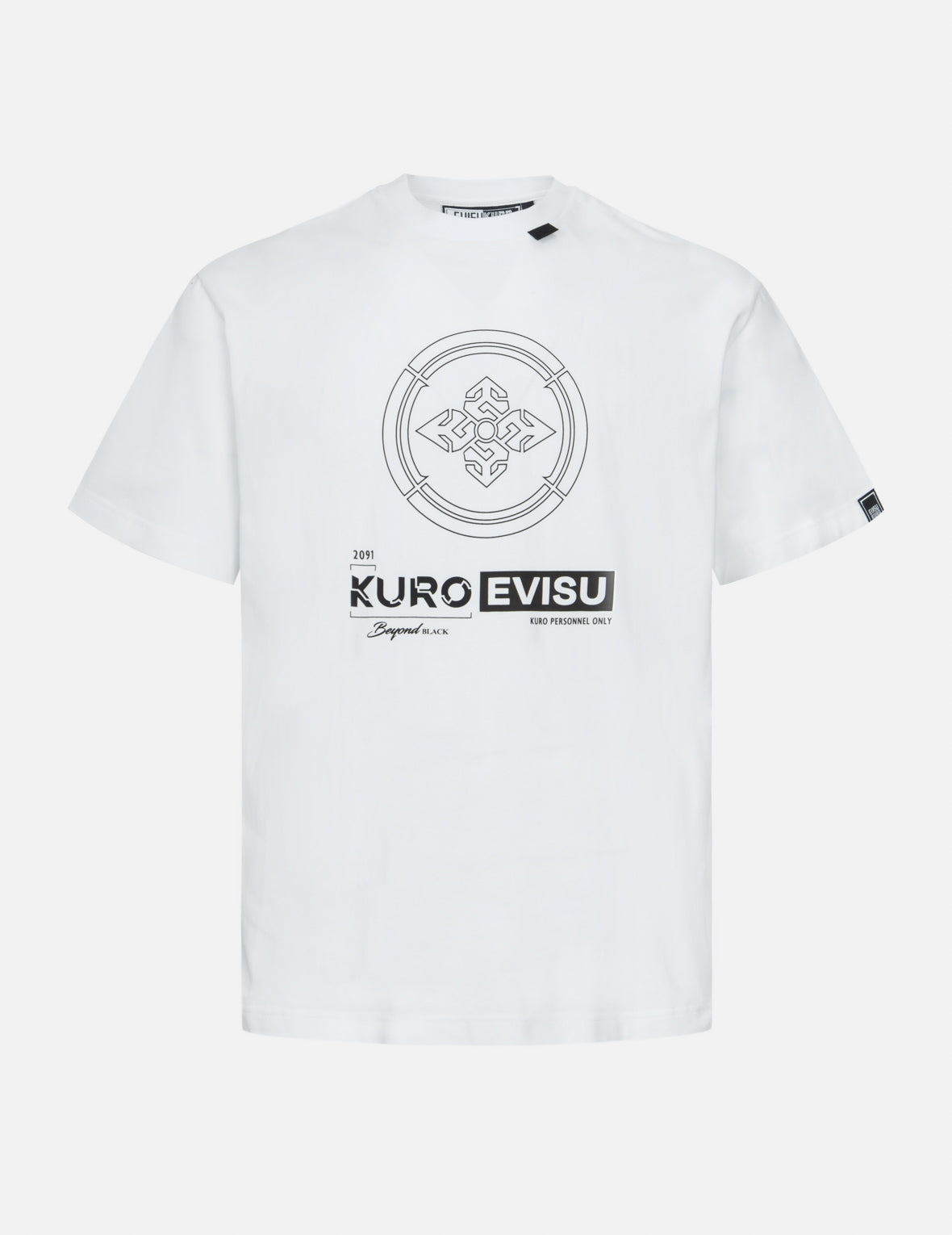 家紋と虹色のカモメプリント レギュラーフィット Tシャツ