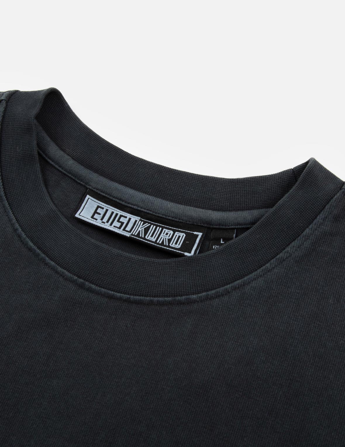 家紋アップリケ刺繍ルーズフィットTシャツ