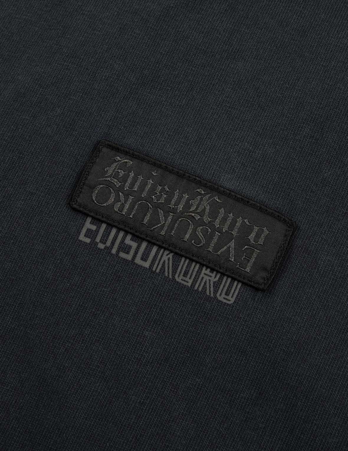 家紋アップリケ刺繍ルーズフィットTシャツ