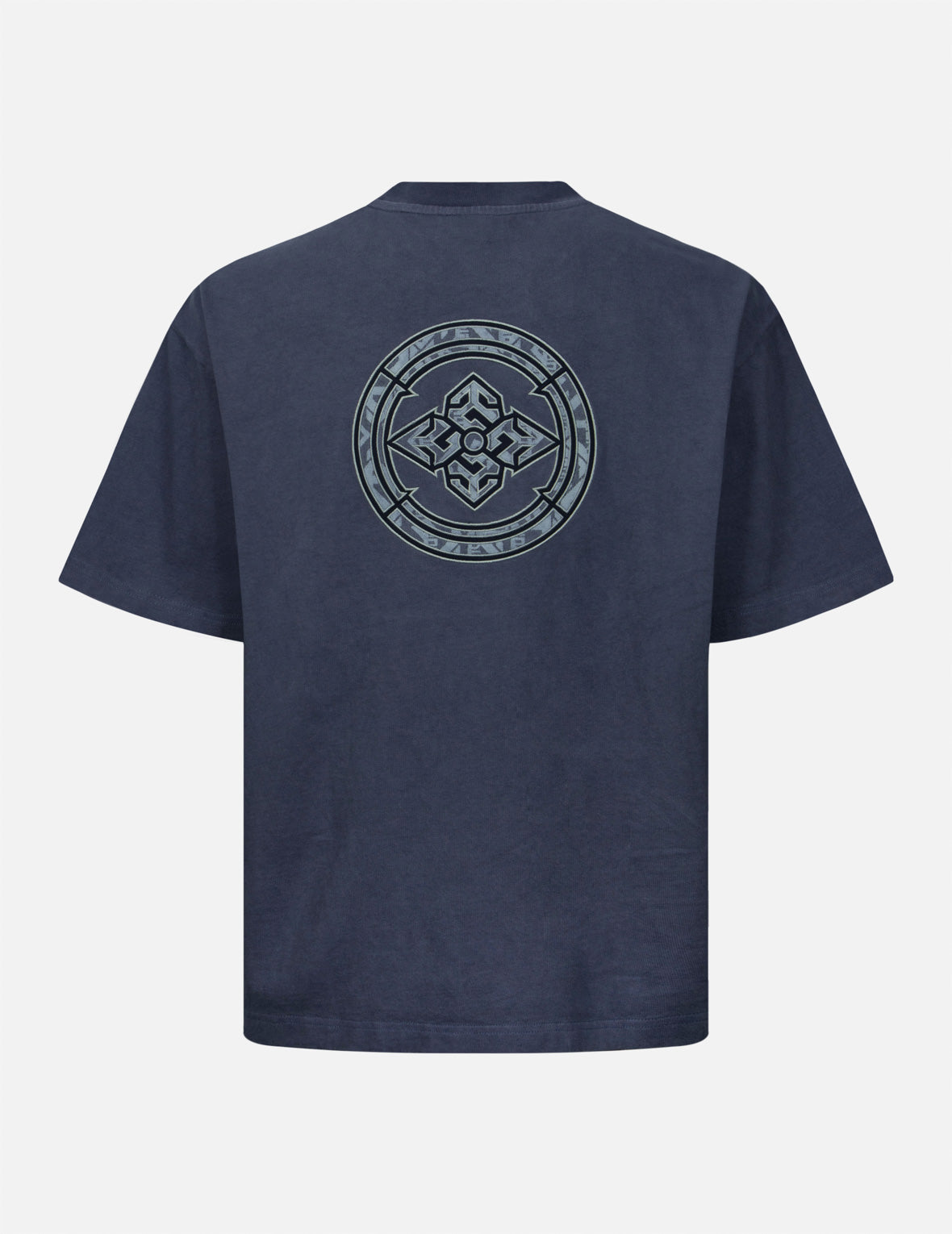 家紋アップリケ刺繍ルーズフィットTシャツ