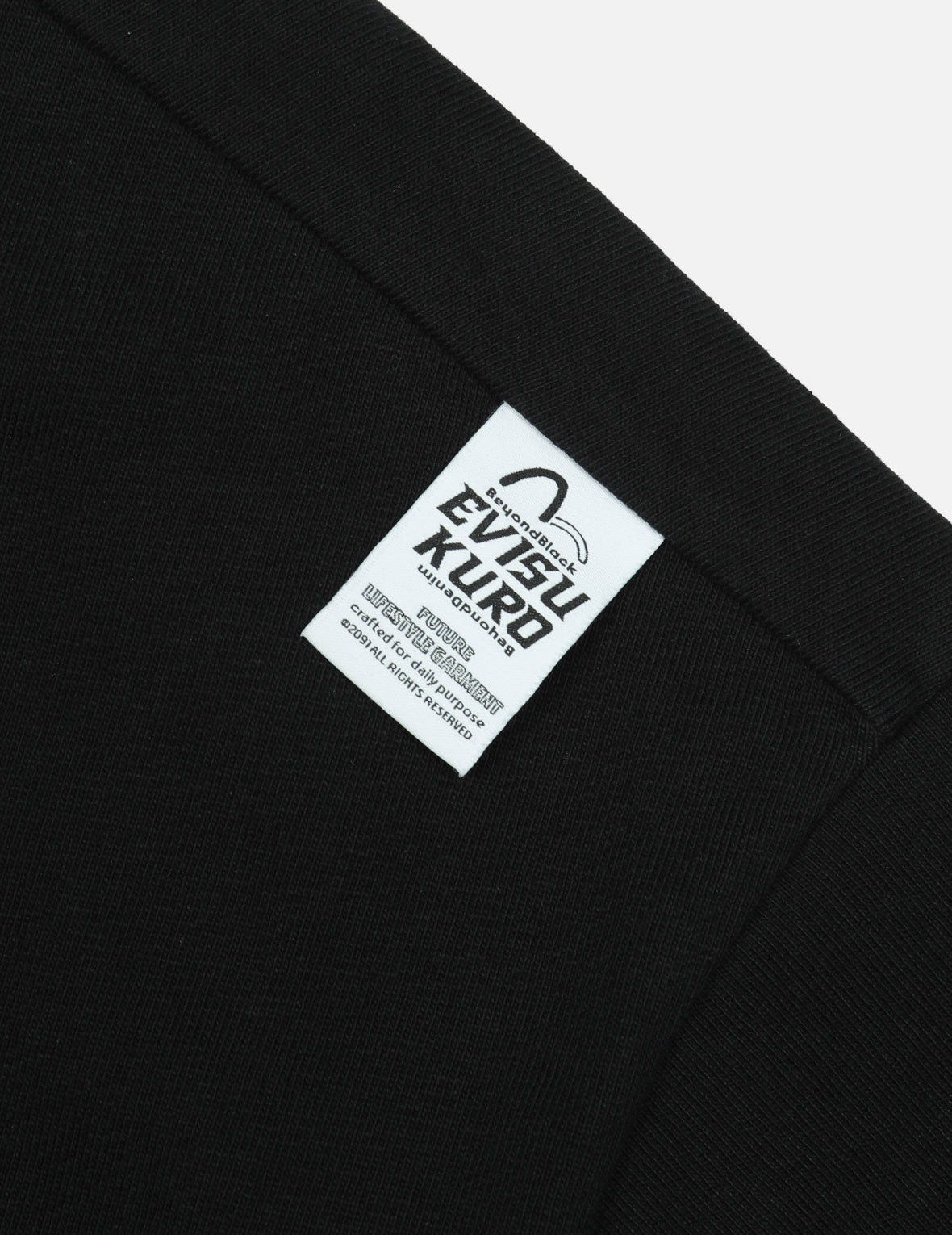 カリグラフィーシャドーロゴ刺繍とカモメプリントルーズフィットTシャツ