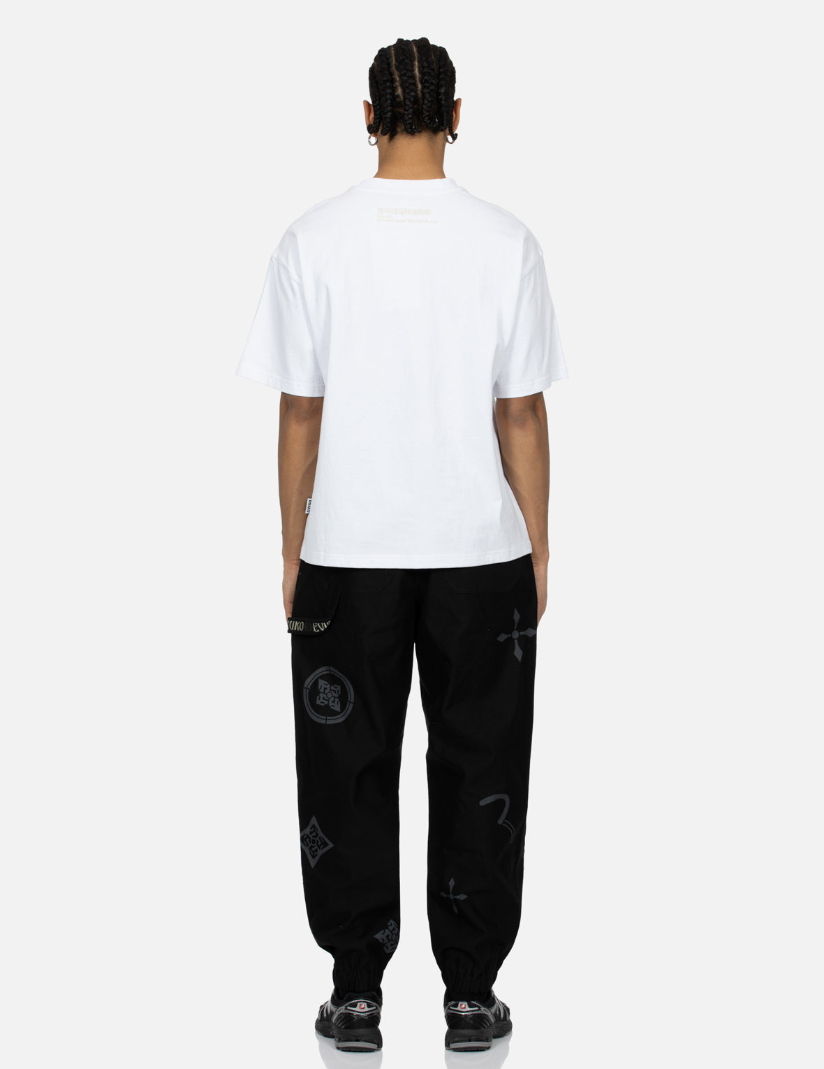 ペイズリーチェックインサートカモメルーズフィットTシャツ
