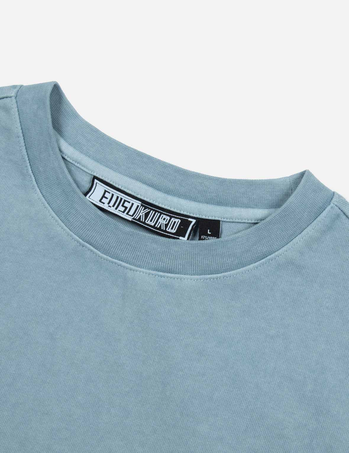 カモメと虹のグラデーションパターンプリント リラックスフィット Tシャツ