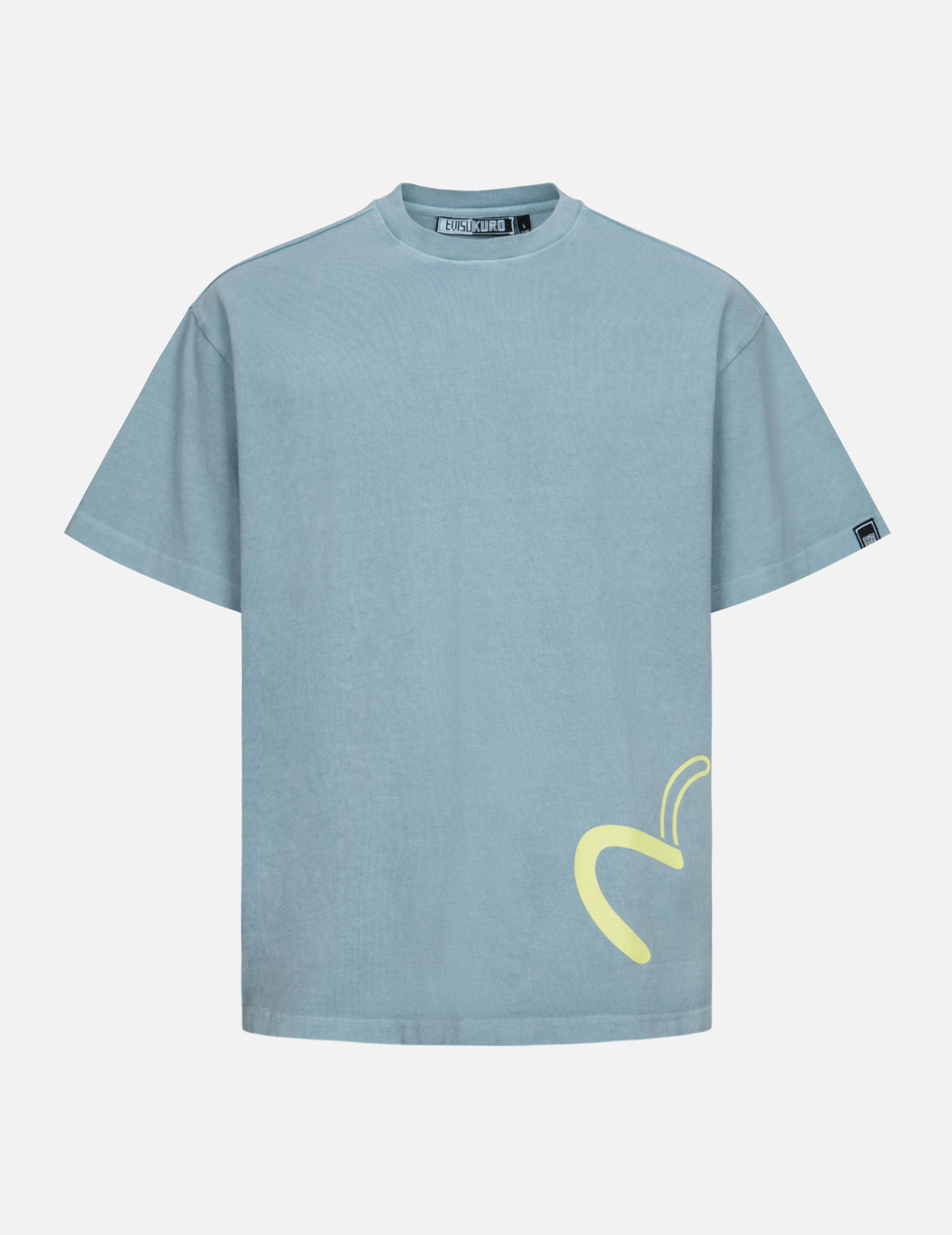 カモメと虹のグラデーションパターンプリント リラックスフィット Tシャツ