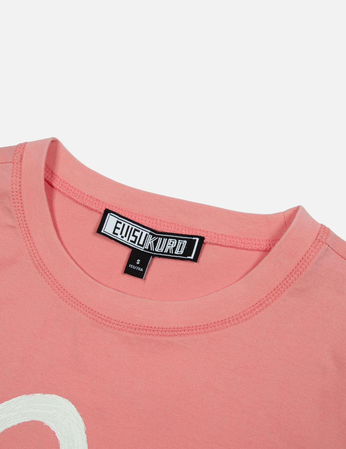 ブラッシュアート家紋ロゴプリントクロップドTシャツ