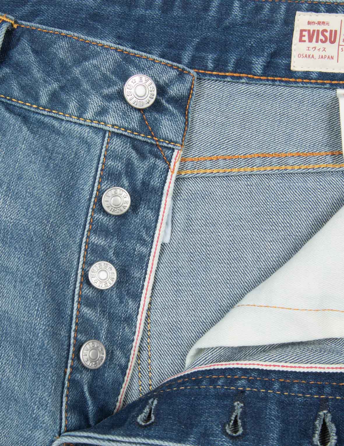 ダイヤモンドだるまプリントポケットクロップドフィットジーンズ #2027