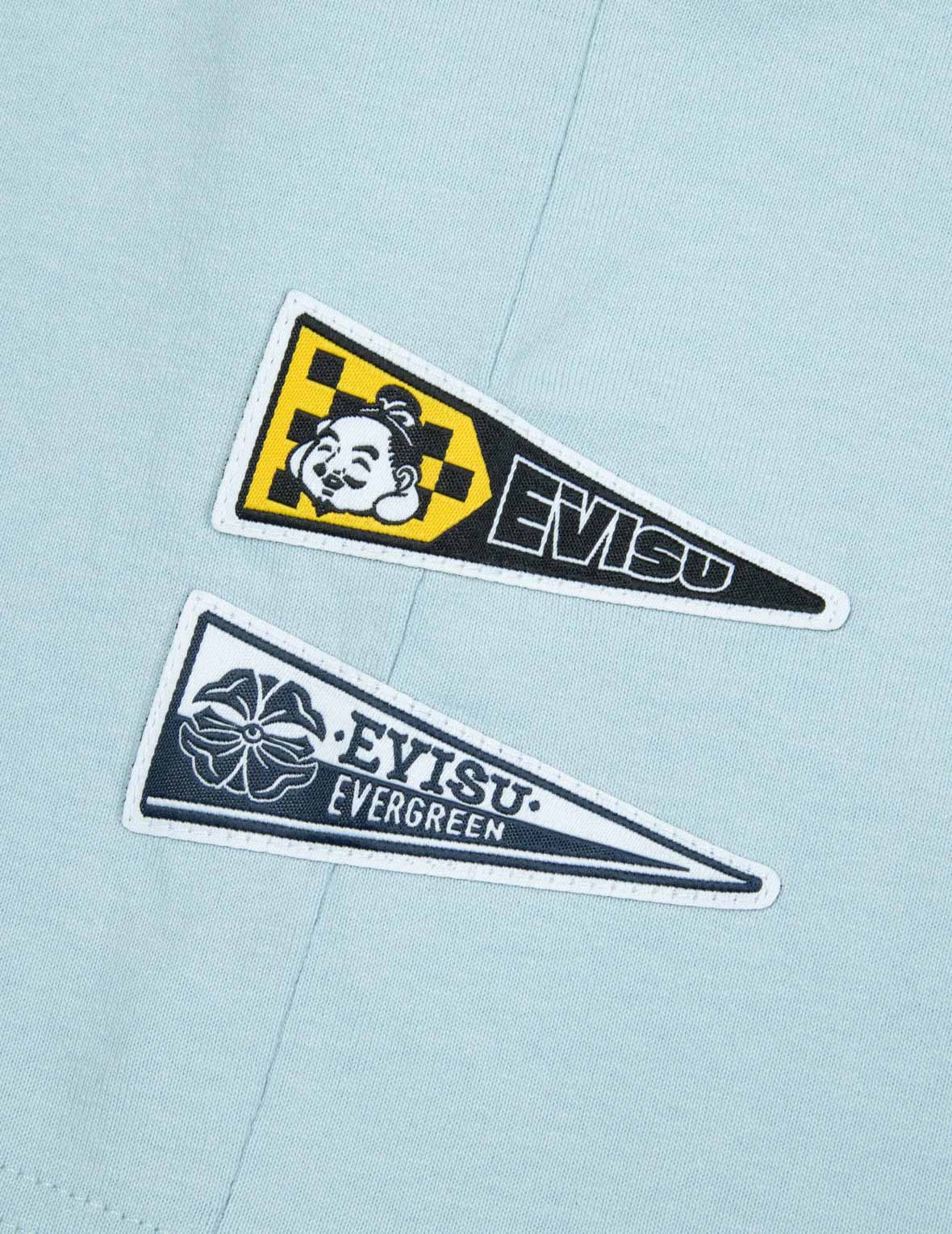 ロゴとゲームのだるまプリントリラックスフィットTシャツ