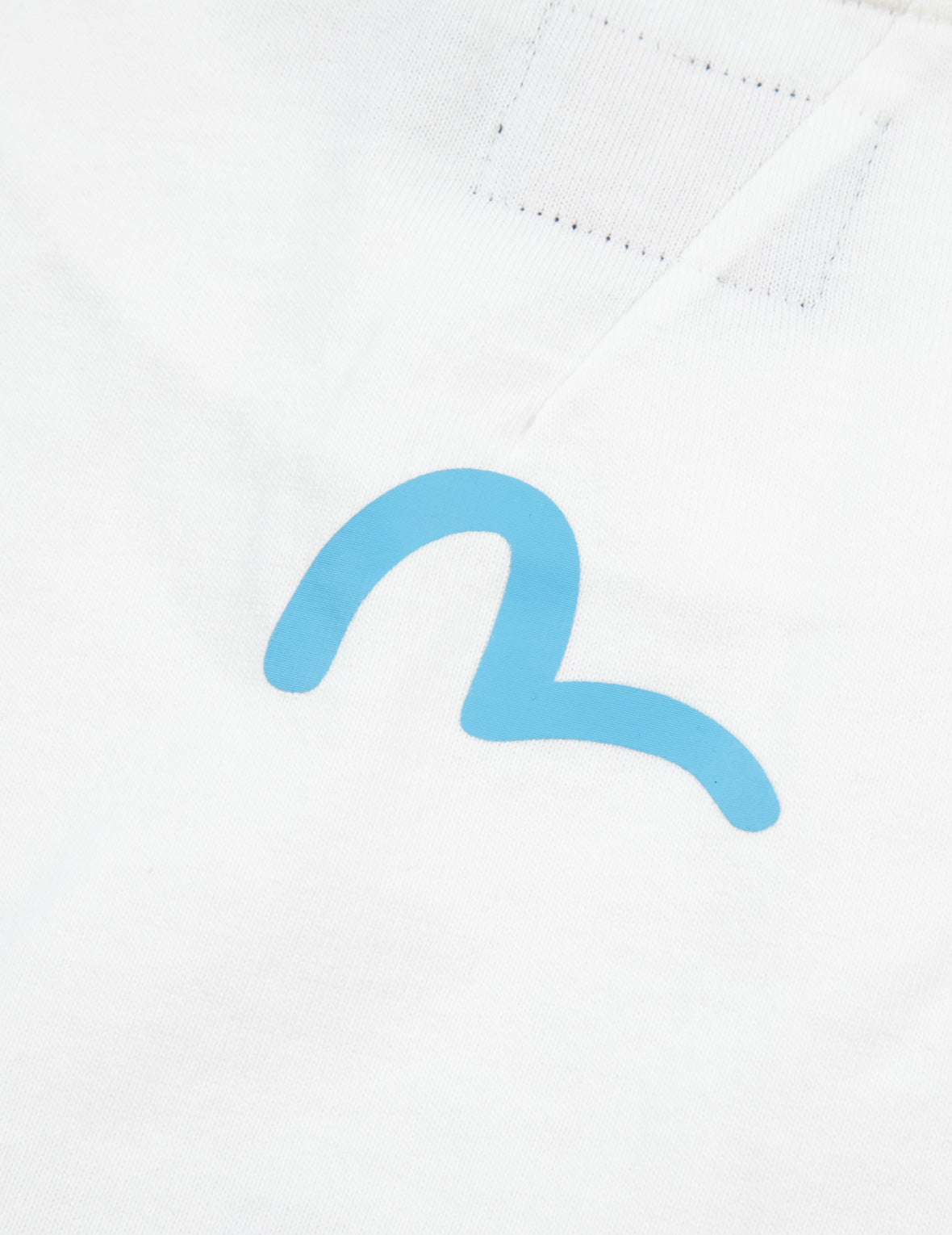 遊び心のある仏頭プリント レギュラーフィットTシャツ